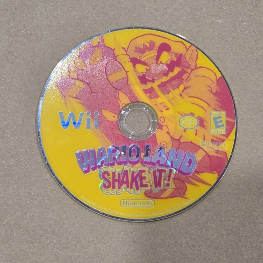 Wario Land Shake It! (Nintendo Wii) Disc Only